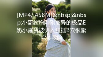 [MP4/ 458M]&nbsp;&nbsp;小哥约炮刚刚离异的极品E奶小骚货被侧入狂插B穴很紧完美露脸