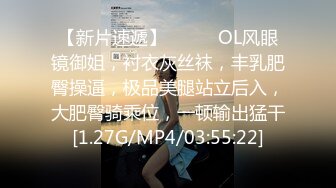 【新片速遞】❤️❤️OL风眼镜御姐，衬衣灰丝袜，丰乳肥臀操逼，极品美腿站立后入，大肥臀骑乘位，一顿输出猛干[1.27G/MP4/03:55:22]