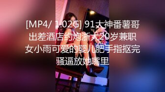 [MP4/ 1.02G] 91大神番薯哥出差酒店约炮浙大20岁兼职女小雨可爱的婴儿肥手指抠完骚逼放她嘴里