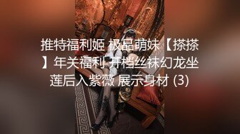 推特福利姬 极品萌妹【搽搽】年关福利 开档丝袜幻龙坐莲后入紫薇 展示身材 (3)