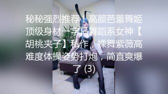 秘秘强烈推荐！高颜芭蕾舞姬顶级身材一字马舞蹈系女神【胡桃夹子】私作，裸舞紫薇高难度体操姿势打炮，简直爽爆了 (3)