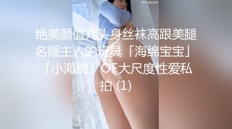 绝美颜值九头身丝袜高跟美腿名媛主人的玩具「海绵宝宝」「小海绵」OF大尺度性爱私拍 (1)