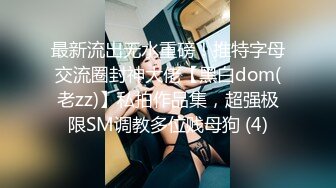 最新流出无水重磅！推特字母交流圈封神大佬【黑白dom(老zz)】私拍作品集，超强极限SM调教多位贱母狗 (4)