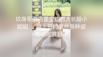 纹身哥酒店重金约炮大长腿小姐姐❤️换上开档黑丝各种姿势啪啪爽翻了